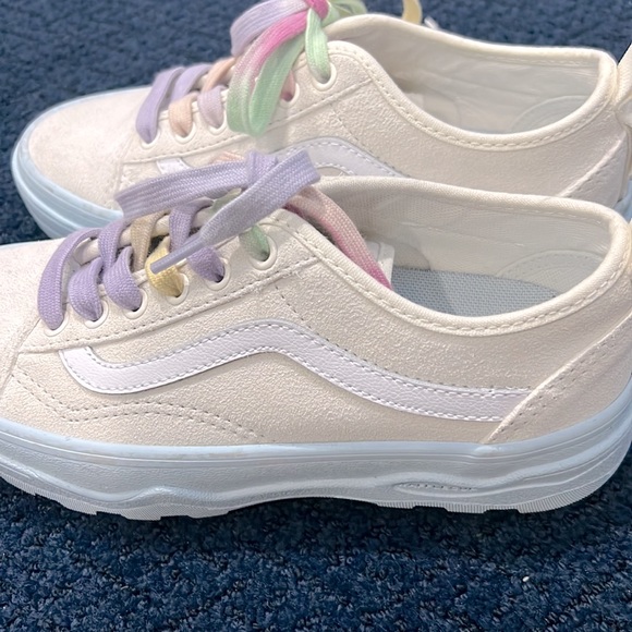 Pastel Pop Sentry Old Skool Vans. Size 7 - Picture 2 of 4